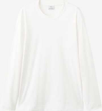 MANGO MAN T-shirt 'GARETH' i vit: framsida