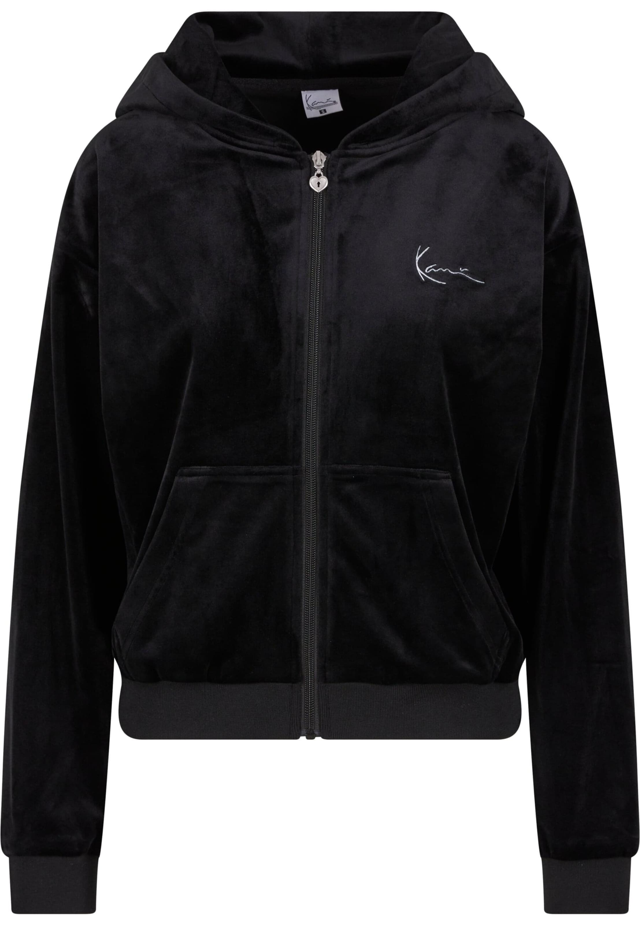 Karl Kani Tepláková bunda - Čierna: predná strana