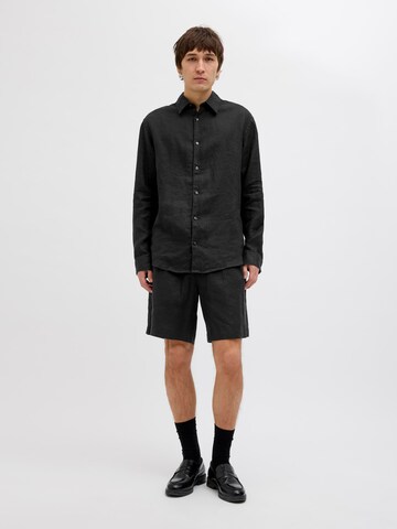 JACK & JONES Wide leg Chino in Zwart