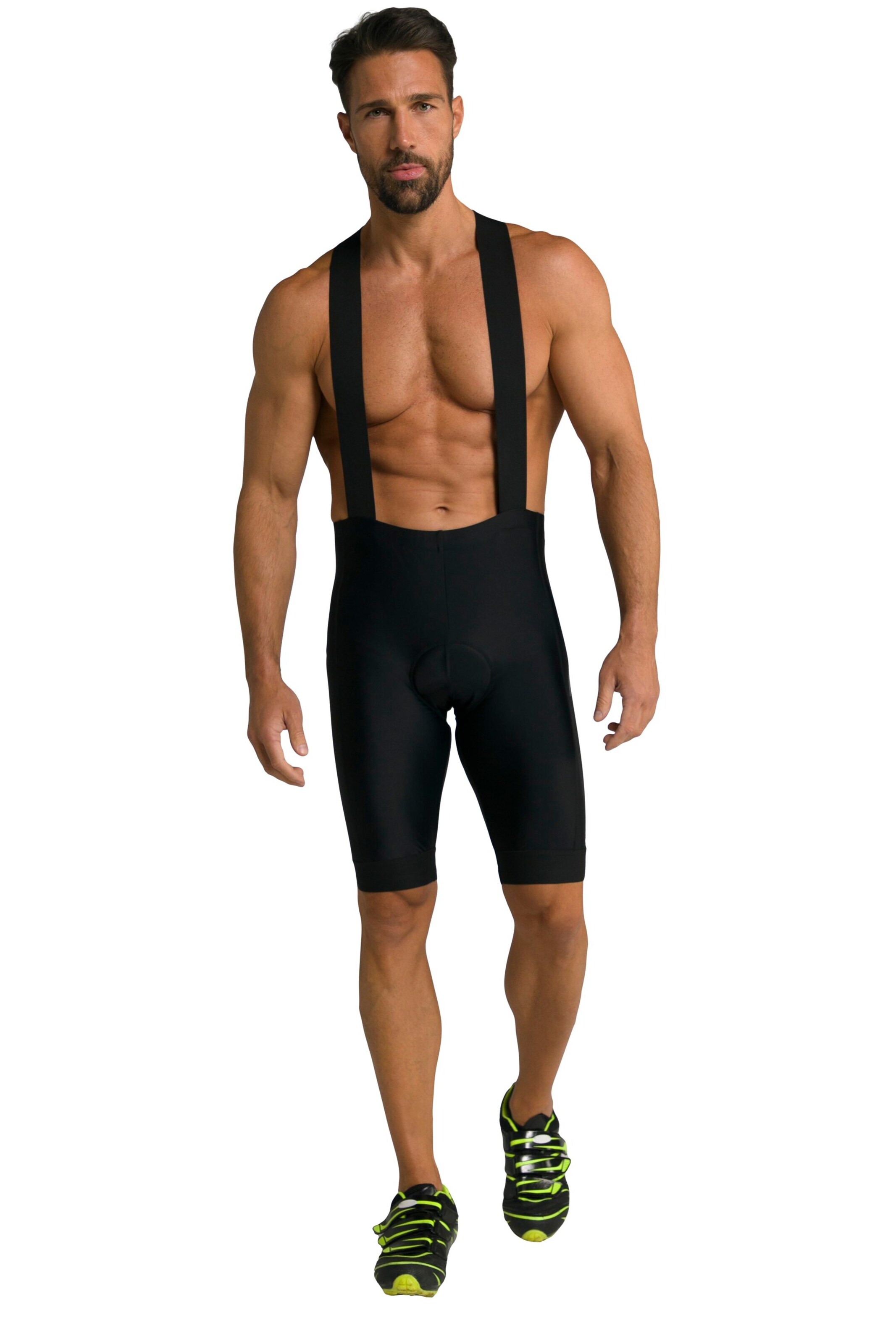 JAY-PI Slimfit Broek in Zwart: voorkant