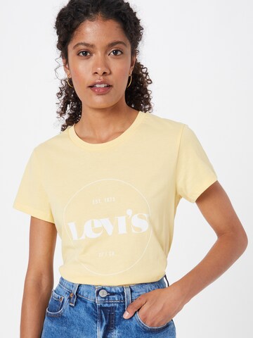 T-shirt 'The Perfect Tee' LEVI'S ® en jaune : devant