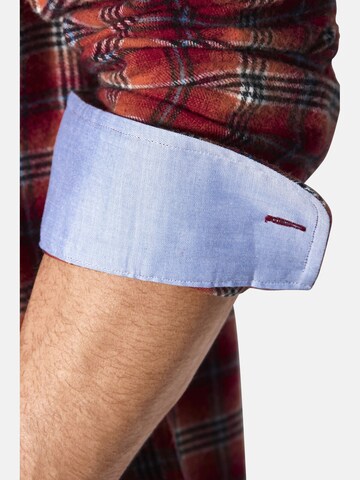 BABISTA Regular Fit Flanellhemd ' Floreverti ' in Rot