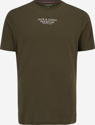 Jack & Jones Plus T-shirt i grön: framsida