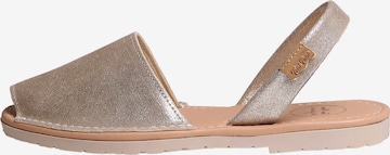 Sandale 'MAO-QT' de la Toni Pons pe bej: față