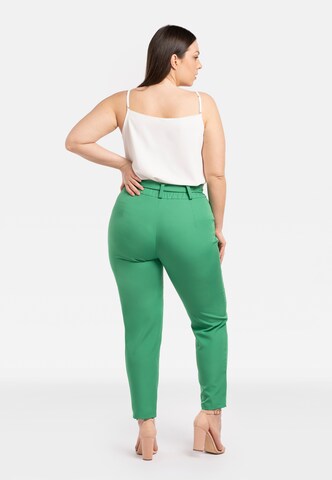 Slimfit Pantaloni 'Kosta' di Karko in verde