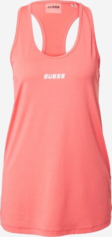 GUESS Sportovní top – pink: přední strana