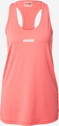 Haut de sport GUESS en rose : devant