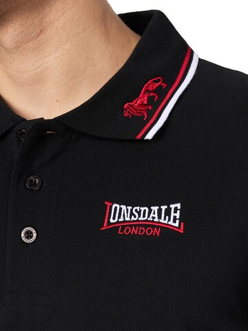 LONSDALE Shirt in Black