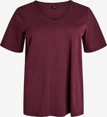 raudona Zizzi Marškinėliai 'Mcoster': priekis