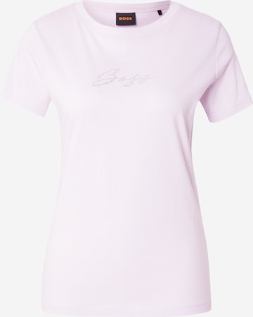 purpurinė BOSS Marškinėliai 'Esogo': priekis