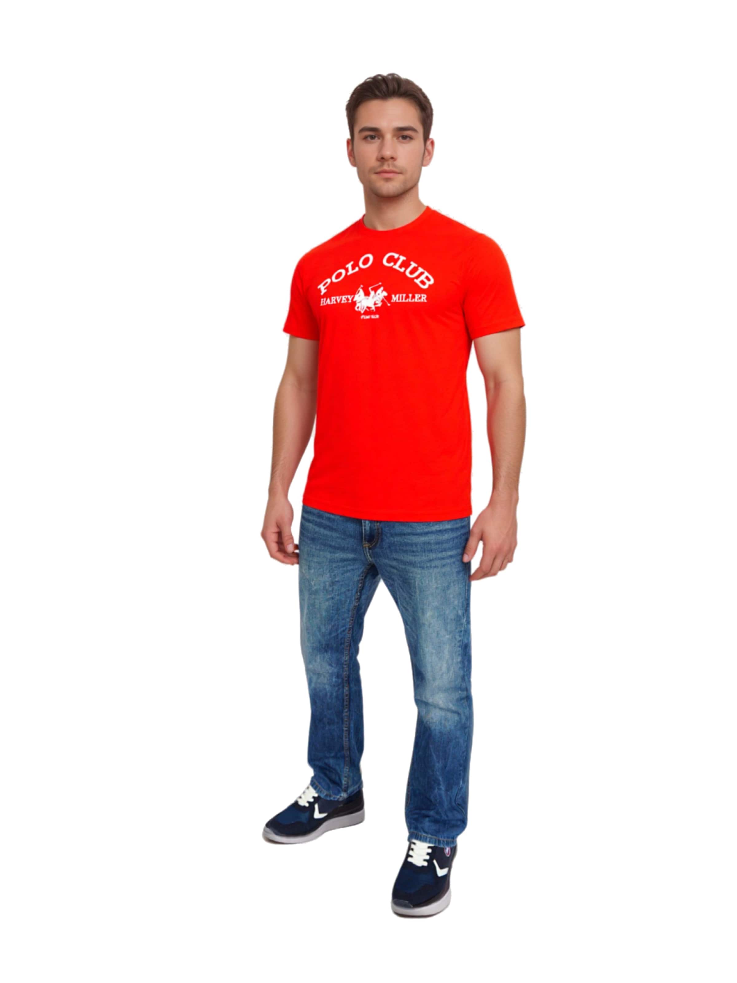 HARVEY MILLER Тениска 'Club' в червено