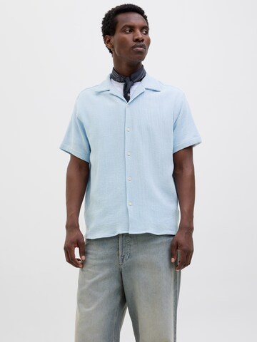 JACK & JONES Comfort fit Overhemd 'JORCoba' in Blauw: voorkant