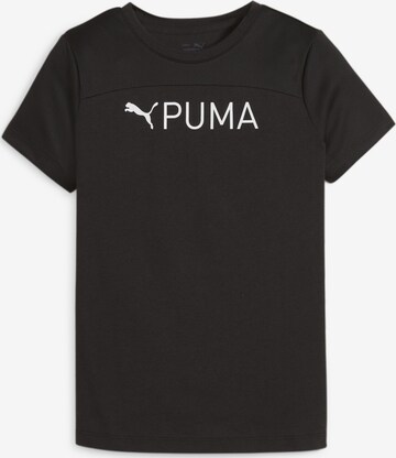 T-Shirt fonctionnel PUMA en noir : devant