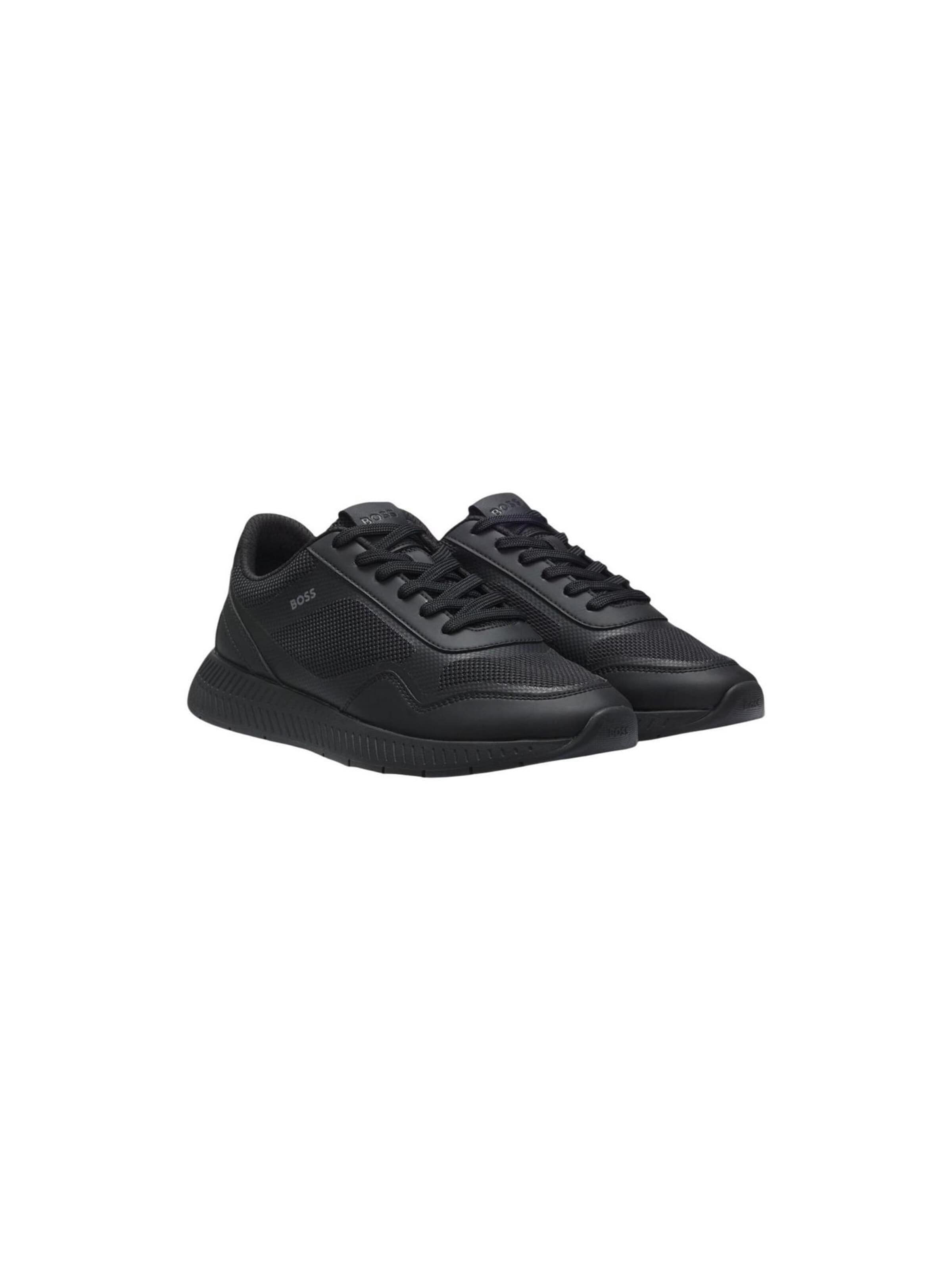 BOSS - Zapatillas deportivas bajas 'Titanium Runn methal 50568928' en negro