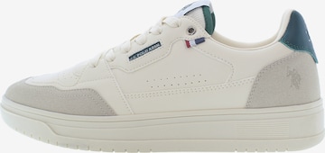 U.S. POLO ASSN. Sneakers laag in Beige: voorkant