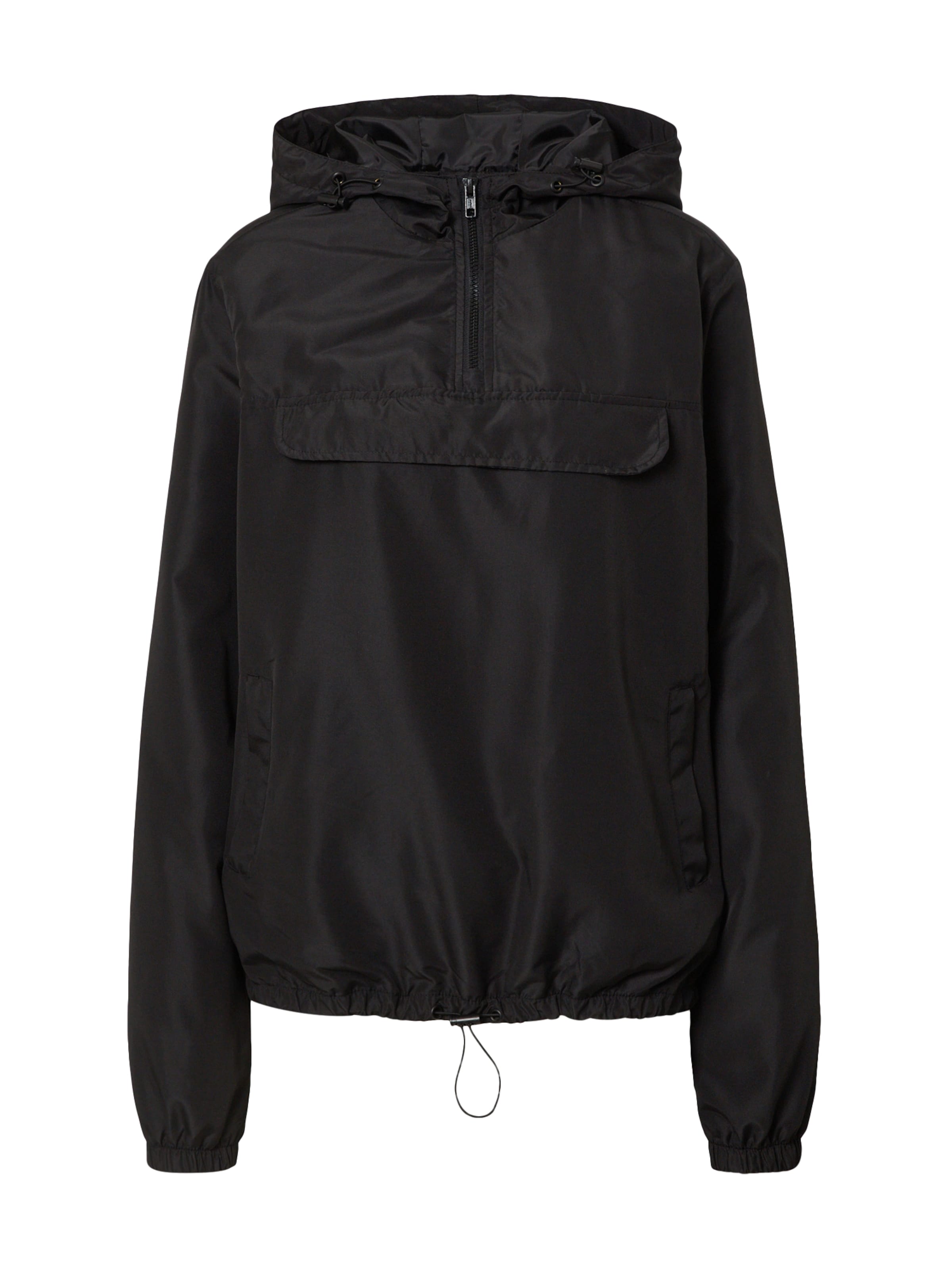 Veste mi-saison Urban Classics en noir : devant