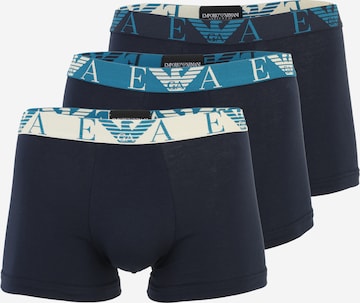 Emporio Armani Шорты Боксеры в Синий: спереди