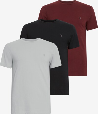 AllSaints Tričko 'Tonic' - sivá / svetlosivá / červená / čierna, Produkt