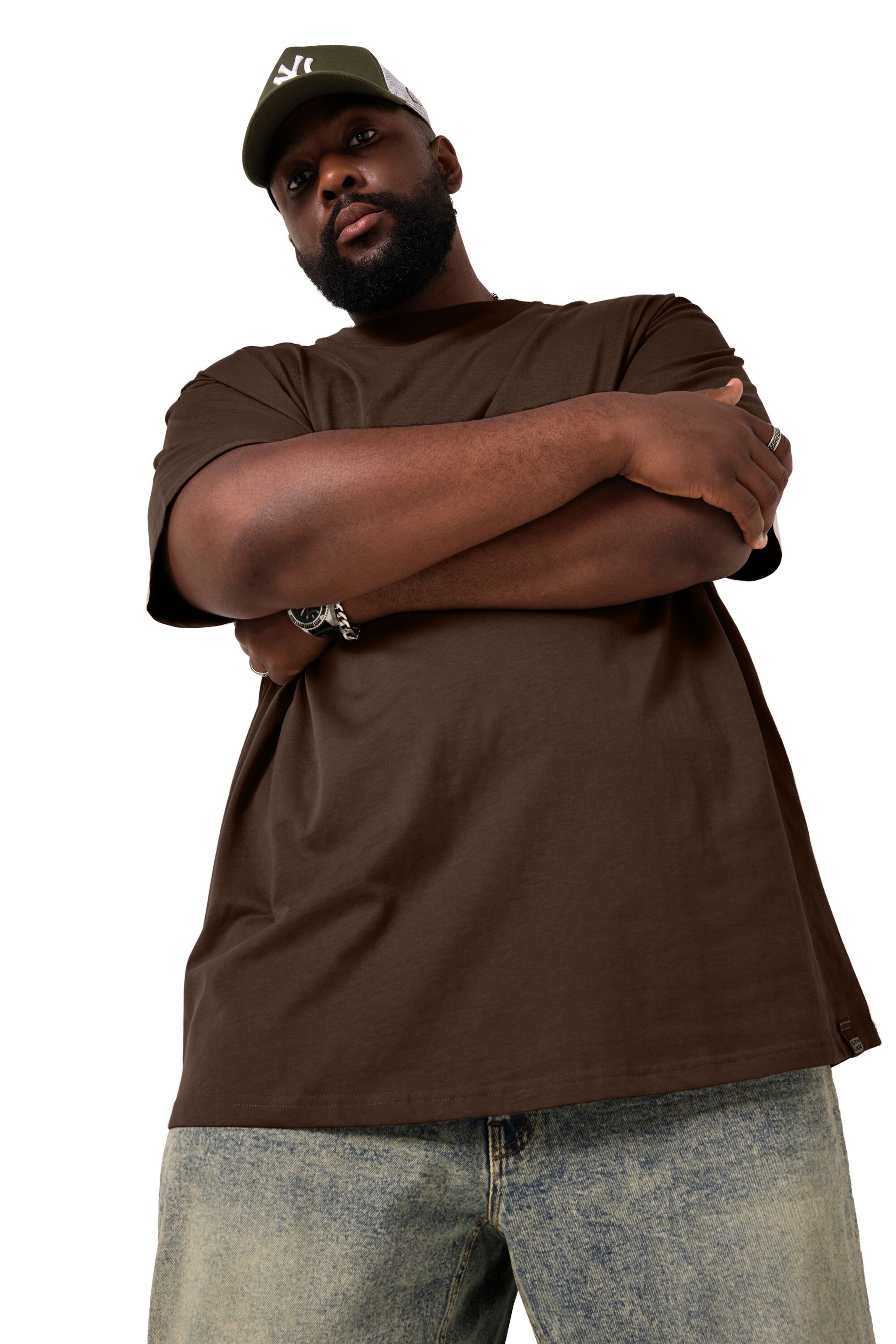 STHUGE Shirt in Brown: front