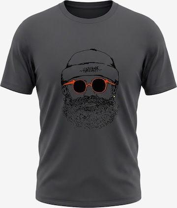 karlskopf Shirt 'HIPSTER' in Grey: front
