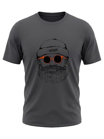 karlskopf Shirt 'HIPSTER'‌‌‌‌‌‌ in Grau: Vorderseite