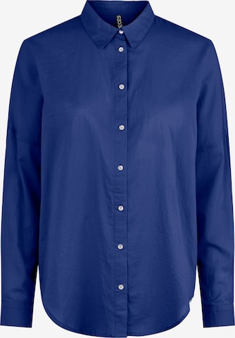 PIECES Blouse 'Sabba' in Blauw: voorkant