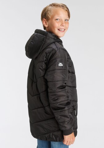 LONSDALE Winterjacke in Schwarz