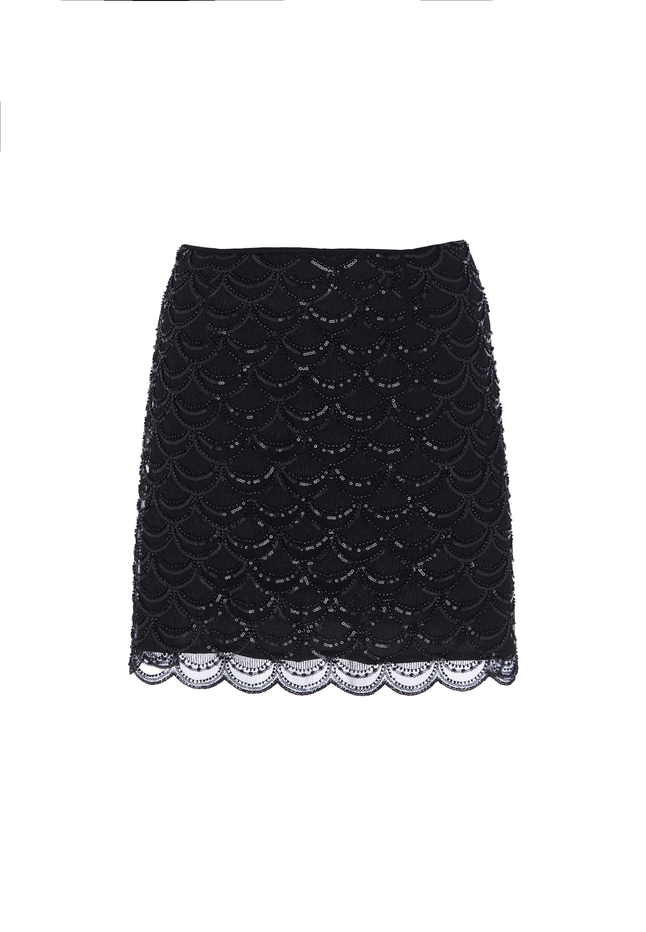 faina Jupe 'Glamour' en 34 en noir, Vue avec produit