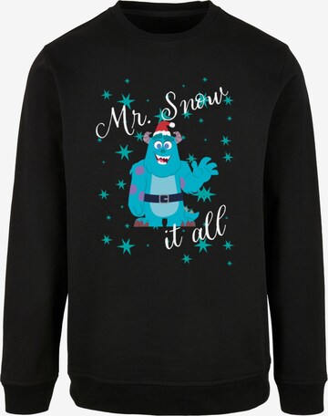 ABSOLUTE CULT Sweatshirt 'Disney 100 - Sully Mr. Snow It All' in Schwarz: predná strana