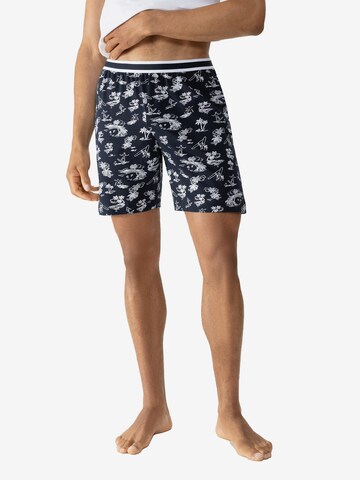 Mey Regular Broek 'Surf Beach' in Blauw: voorkant