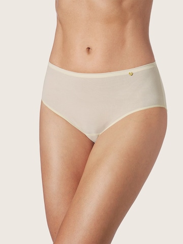 zd ZERO DEFECTS Boyshorts 'Atenea soy fiber high waist panty' in White: front