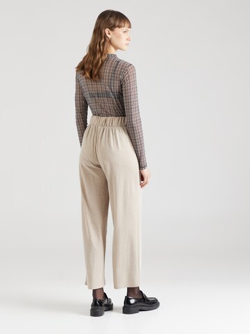 JDY Wide leg Pleat-front trousers 'Birdie Geggo' in Grey