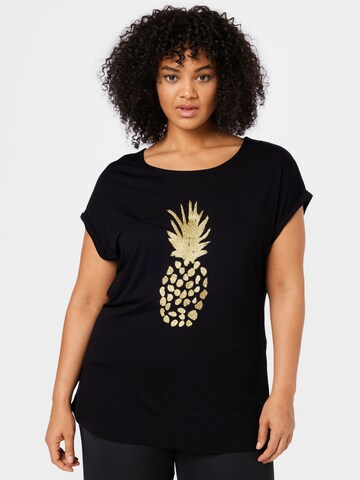 ABOUT YOU Curvy Shirt 'Christin' in Black: front