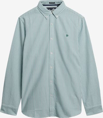Superdry Overhemd in Groen: voorkant