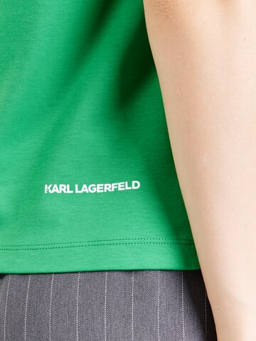T-shirt 'IKON' Karl Lagerfeld en vert
