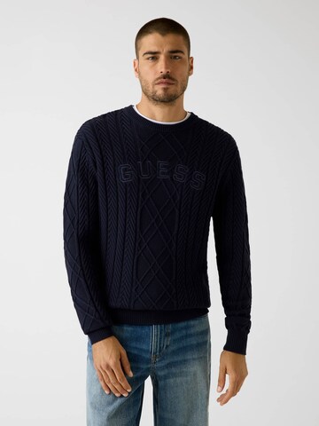 GUESS Sweater in Blue: front