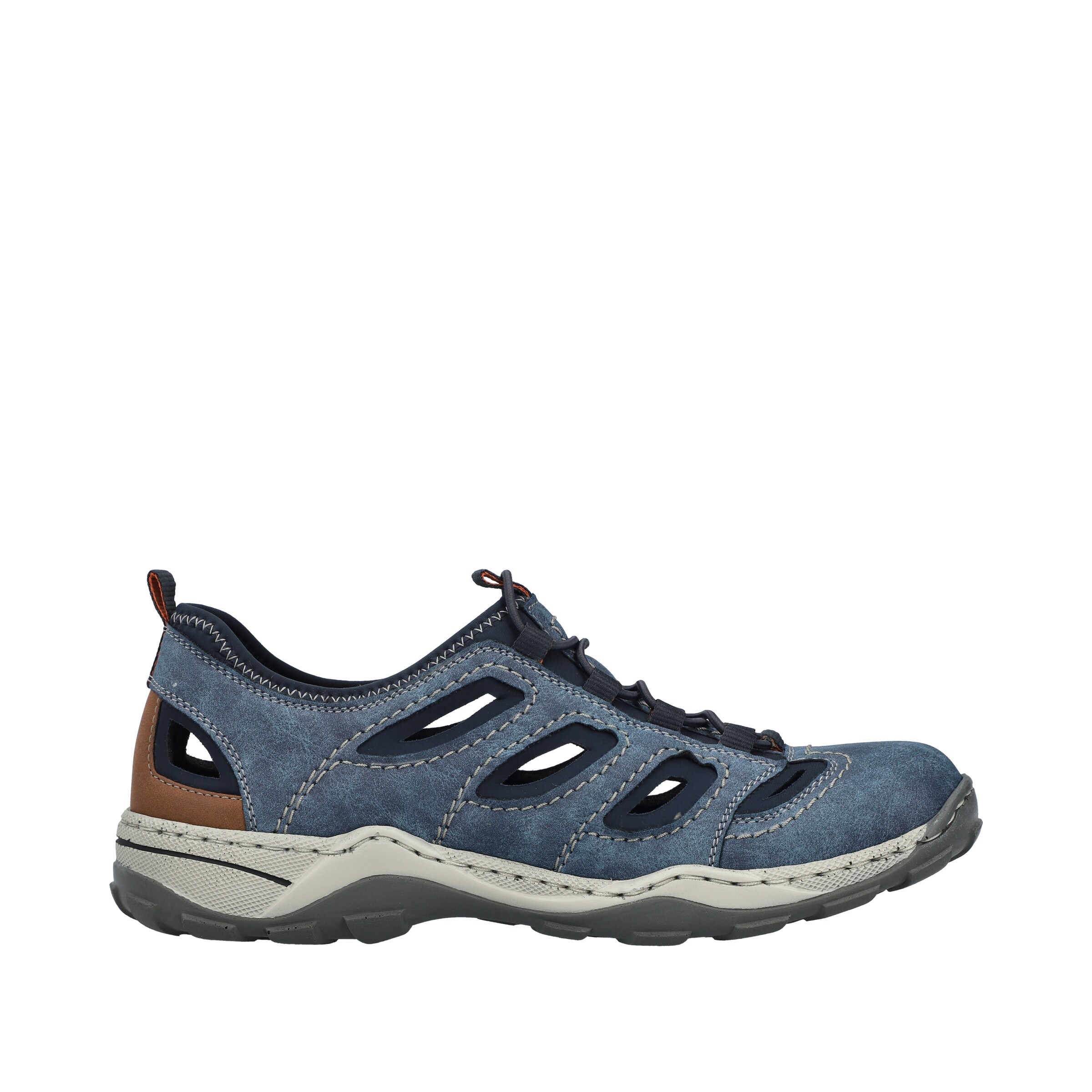 Rieker Platform trainers 'Oilybuk' in Blue