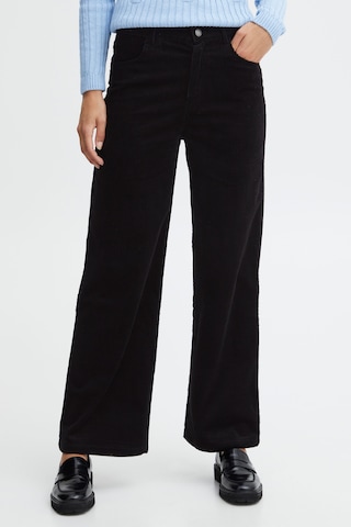b.young Regular Chino Pants 'Danna' in Black: front