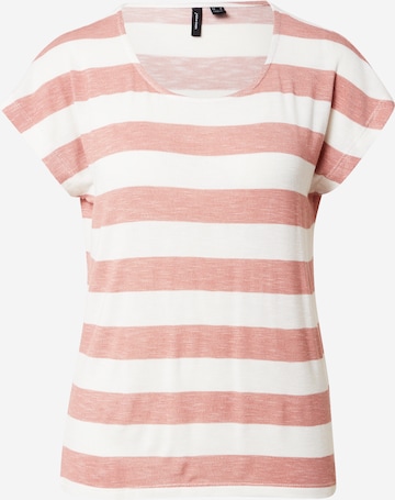 VERO MODA T-shirt i rosa: framsida