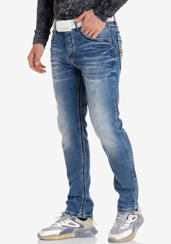 CIPO & BAXX Slim fit Jeans in Blue: front