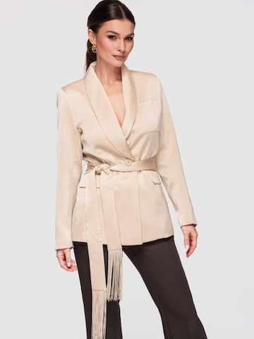 Ombre Blazers in Beige: voorkant