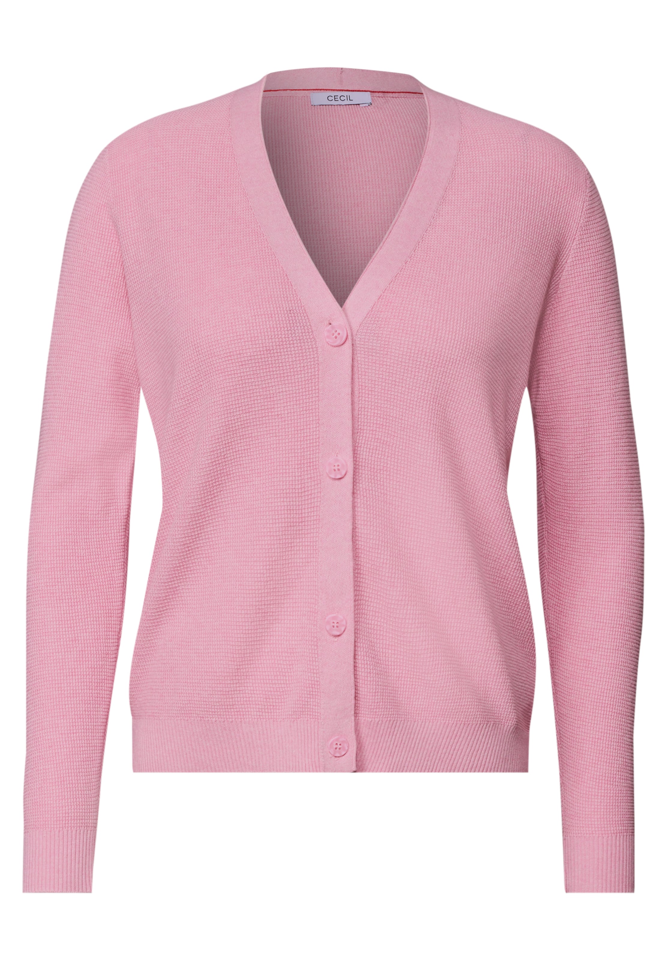 CECIL Knit Cardigan in Pink: front