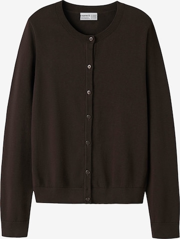 NAME IT Knit Cardigan 'NKFVALANE' in Brown: front