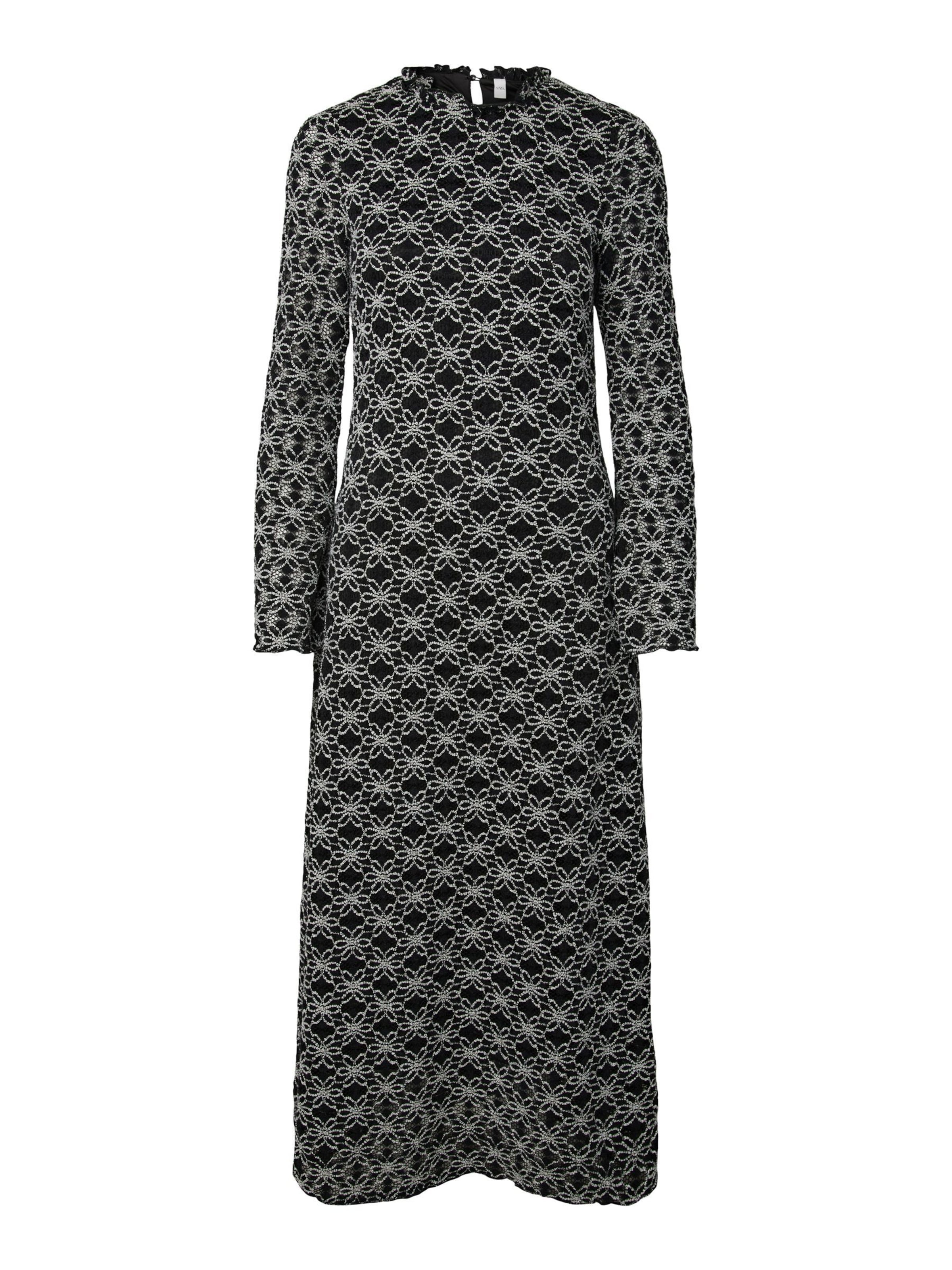 YAS Kleid 'GAYI' in 38 in grau / schwarz, Produktansicht