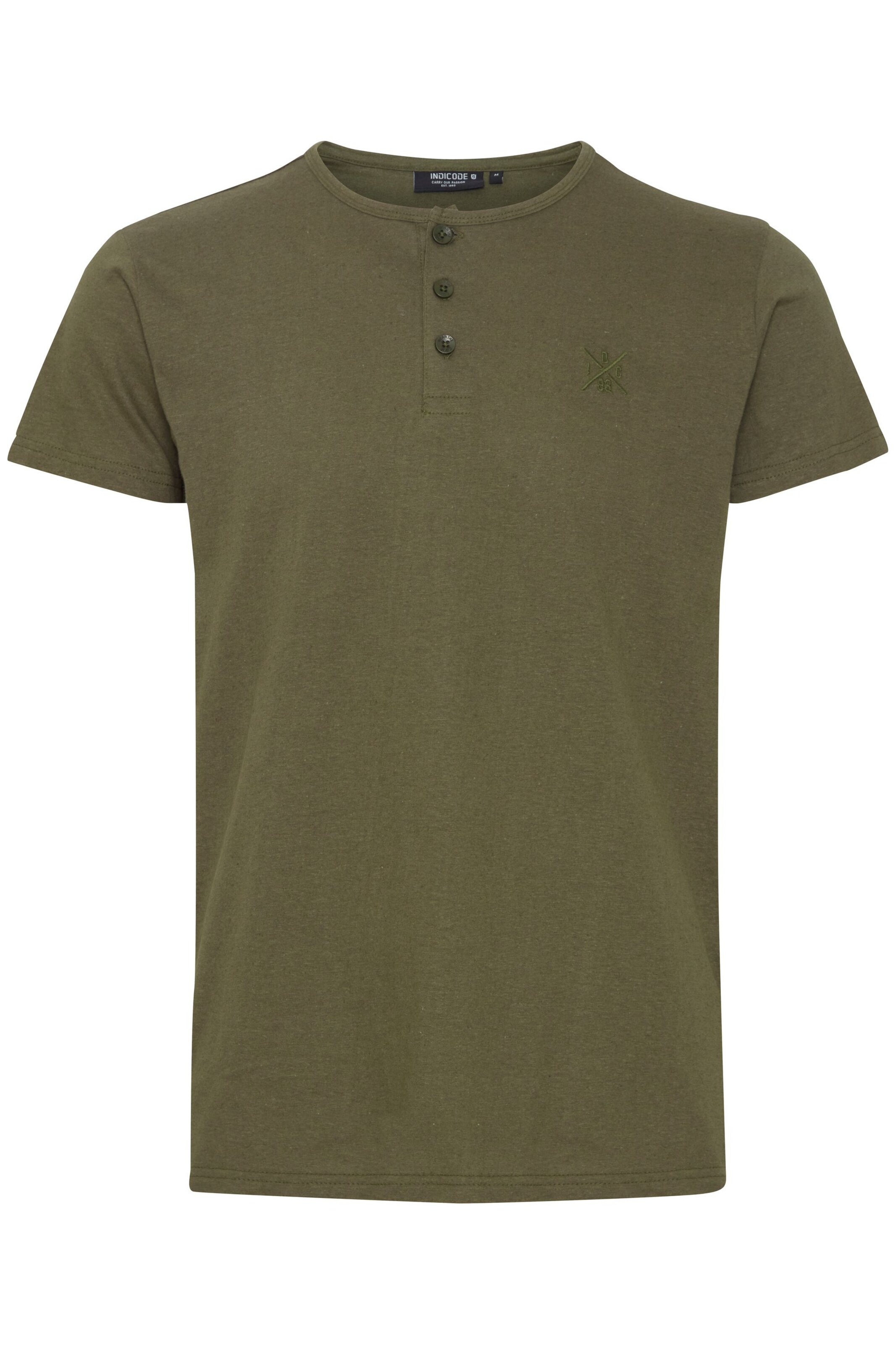 T-Shirt 'Colbing' INDICODE JEANS en vert : devant