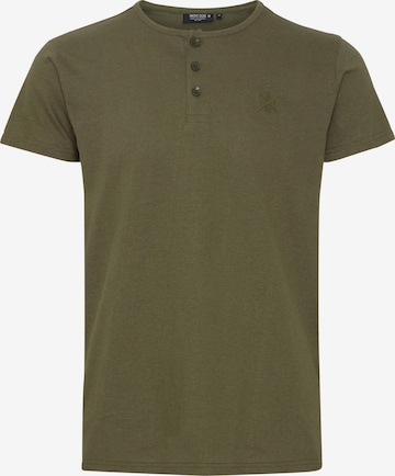 INDICODE JEANS Shirt 'Colbing' in Groen: voorkant