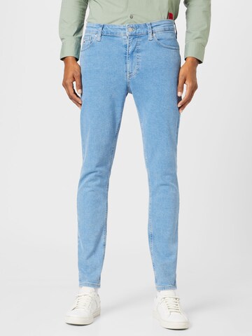 Tommy Jeans Skinny Jeans 'SIMON' in Blauw: voorkant