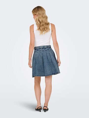 Jupe 'ONLRHODA' ONLY en bleu