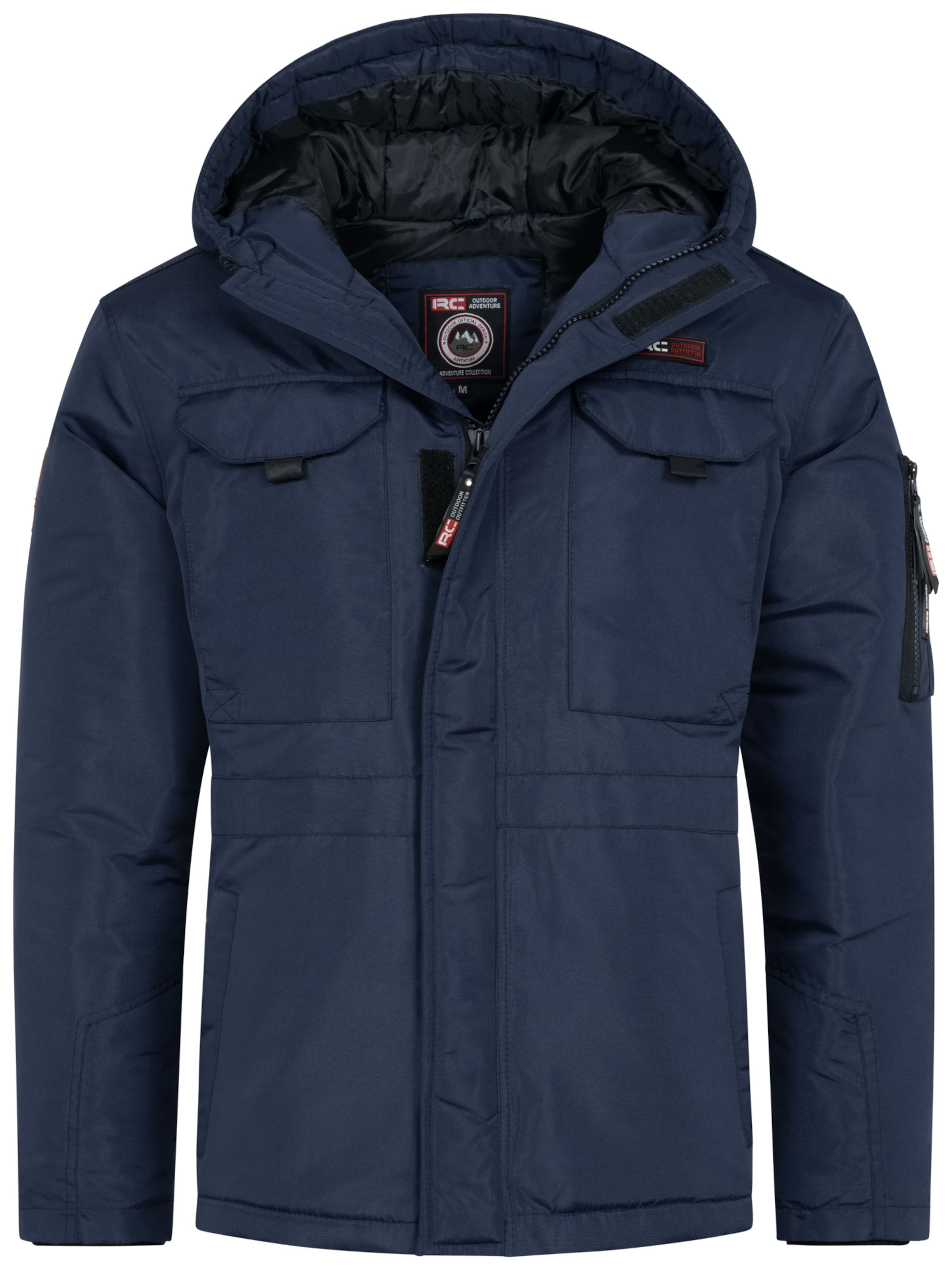 Rock Creek Winterjacke 'Jacke' in Blau: Vorderseite