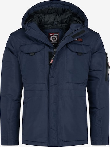 Rock Creek Winterjacke 'Jacke' in Blau: Vorderseite